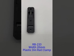 Larghezza standard del nero 20mm della clip del montaggio della ferrovia di baccano a molle di nylon di plastica RB-233