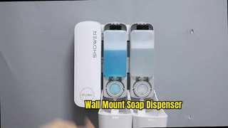 Dispenser di sapone a parete con testa monouso da 300 ml per shampoo lozione