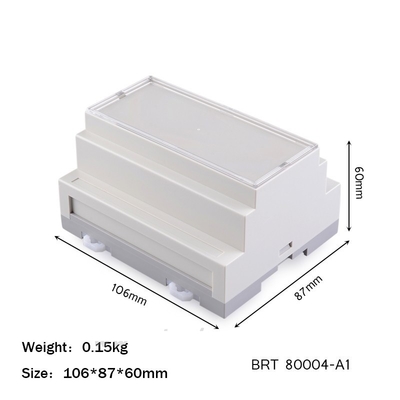 recinzione della ferrovia di baccano del Plc dell'UL 94 V0 Diy dell'ABS di 106*87*60mm per il progetto di elettronica
