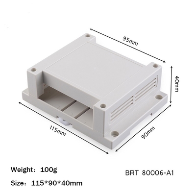 Scatola di giunzione di plastica dell'ABS di recinzioni della ferrovia di baccano per la scatola elettronica 115*90*40mm di distribuzione di energia