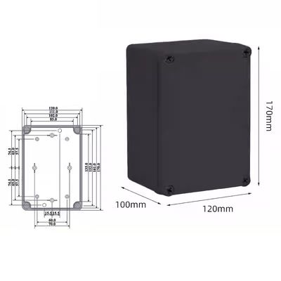 Casella di giunzione in plastica resistente alle intemperie IP66 170*120*100mm