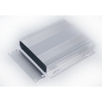 Corpo diviso Conforto in alluminio anodizzato nero con montatura a parete a flange 107*27*120mm
